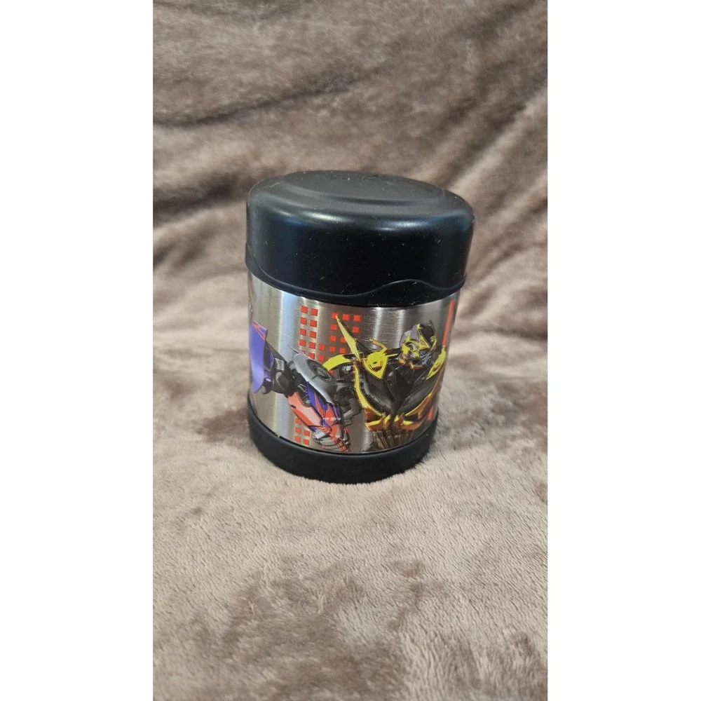Transformers Funtainer Food‎ Jar 10 oz Insulated Stainless Steel Kids Lunch